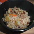 にゃんこる。's cooksnap of when they made 豚バラ生姜きのことさつま芋の炊込みご飯.
