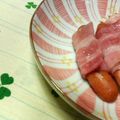 キョク's cooksnap of when they made ★ベーコン巻きウインナー★.