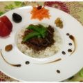 COOKかしわん's cooksnap of when they made 新玉ねぎのバルサミコ牛丼.