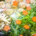 るびにゃん's cooksnap of when they made 豚ミンチと蓮根の団子鍋.