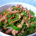 ばけっと's cooksnap of when they made *＊彩り鮮やか　ベーコンとピーマン炒＊*.
