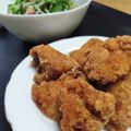 みなあゆママ's cooksnap of when they made 油はフライパン5mm！鶏むね肉の竜田揚げ.
