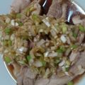 ☆ユミコ☆'s cooksnap of when they made 酒蒸しチキン　ネギソースかけ.