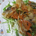 16co's cooksnap of when they made ★簡単★アジの南蛮漬け.