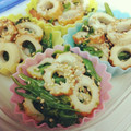 にゃんこポーズ's cooksnap of when they made ちくわとほうれん草★わさびマヨあえ.