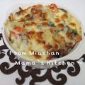 みあしゃんまま's cooksnap of when they made 誰もが喜ぶ♪残ったシチューでパングラタン.