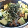 ｳﾏちゃん's cooksnap of when they made 夏はこれ！！アボガド＆納豆ごはん.