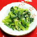 シャンプーハット's cooksnap of when they made むちゃ簡単▼青菜の麺つゆマヨ和え▼.
