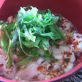 marilin36's cooksnap of when they made 朝ごはんにも♪春菊と豆腐の甘辛丼☆.