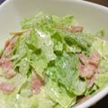 papikun's cooksnap of when they made カリカリベーコンのサラダ.