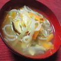 羽尼うに's cooksnap of when they made 簡単＊ひらひらけんちん汁.