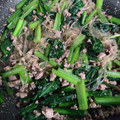 ☆hikonyan☆'s cooksnap of when they made 豚のひき肉と小松菜の春雨炒め.