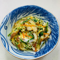 あっこ姉's cooksnap of when they made 簡単副菜♪ちくわと水菜の卵とじ♪.