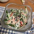 クック49L4Ho☆'s cooksnap of when they made スナップエンドウとカニカマ胡麻マヨサラダ.