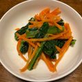 pika3's cooksnap of when they made 小松菜のからし醤油和え.