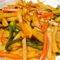 rriioo's cooksnap of when they made じゃがいもとピーマンのカレー炒め.