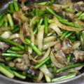 あねゴン's cooksnap of when they made 砂肝とにんにくの芽炒め.