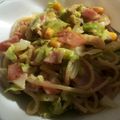 おねえママ's cooksnap of when they made 麺つゆマヨで和風パスタ.