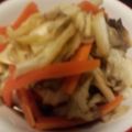 サトモユリア's cooksnap of when they made 白菜と人参と舞茸のめんつゆポン酢葱和え.