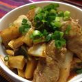 mihiGT's cooksnap of when they made 肉巻き餅のトッポギ風.
