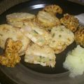 自炊男子見習い's cooksnap of when they made れんこんの海老団子はさみ揚げ.
