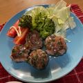 yuk1yukiki's cooksnap of when they made 豚こまと大葉の塩だれつくね.