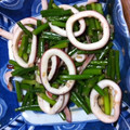 LEI's cooksnap of when they made イカとにんにくの芽のサッと炒め.