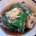 lyennes's cooksnap of when they made にらと水菜の卵とじ.