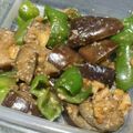 mikafe's cooksnap of when they made 茄子ピーマン炒め。甘辛くるみ味噌和え.