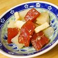 ぽりぽり拓庵's cooksnap of when they made マグロ・ながいも・チーズの和風あえ.