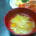 CHI〜CHAN's cooksnap of when they made 激簡単♪　コンソメワンタンスープ.