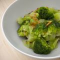 principito's cooksnap of when they made ブッロコリーのにんにく桜海老炒め.