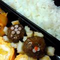 ひぃこ＊'s cooksnap of when they made お弁当に❤ちくわ＆ミートボールでライオン.