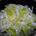ぽぴぽぴ's cooksnap of when they made 爽やか！春キャベツと新玉ねぎの甘酢漬け♪.