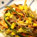 noamanma's cooksnap of when they made 簡単！黒酢で春雨サラダ.