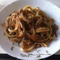 あっこりりーん's cooksnap of when they made 柚子香る♡なめ茸しょうゆ焼きうどん.