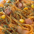 あーちゃんmama♪'s cooksnap of when they made 超簡単ランチ！レンチンパスタ ナポリタン.