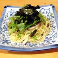 deut304's cooksnap of when they made きのこと水菜の和風パスタ★.