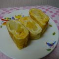 そらてんママ's cooksnap of when they made お弁当に♪じゃがバタコーンの卵焼き.