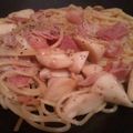 milmo1205's cooksnap of when they made エリンギとベーコンの和風スパゲッティー.
