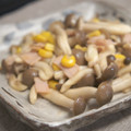 patisier's cooksnap of when they made きのことハムのバタポン炒め.