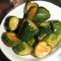 けろすけ's cooksnap of when they made 衝撃の味！甘辛いきゅうりの漬物.