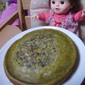 こらそんちゃん's cooksnap of when they made 炊飯器で抹茶ケーキ♪.