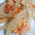 ユーロン's cooksnap of when they made 大根とにんじんの炒りなます.