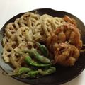 papikun's cooksnap of when they made サクサク天ぷら.