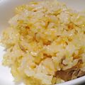 sand-glass's cooksnap of when they made にんじんとツナの炊き込みピラフ.