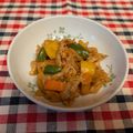 龍青空ママ's cooksnap of when they made 豚こまと玉葱の粒マス炒め♬.