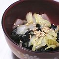 sand-glass's cooksnap of when they made 白菜とワカメのポン酢しょうゆあえ.