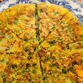 がんばれあやちゃん's cooksnap of when they made 小ねぎとチーズのチヂミ.