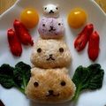 puniＫ's cooksnap of when they made カピバラさん　キャラ弁.